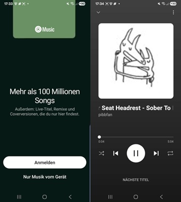 Musik in YouTube Music ReVanced abspielen